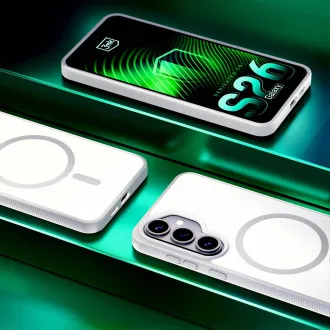 3mk védőburkolat Smoke MagCase Fehér Samsung Galaxy S26-hoz