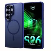 3mk védőburkolat Smoke MagCase kék a Samsung Galaxy S26 Ultra számára
