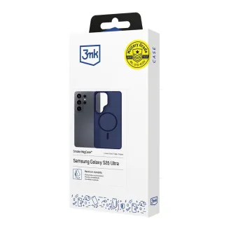 3mk védőburkolat Smoke MagCase kék a Samsung Galaxy S26 Ultra számára