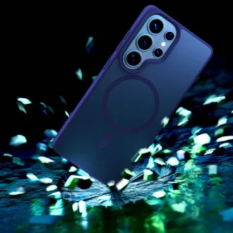 3mk védőburkolat Smoke MagCase kék a Samsung Galaxy S26 Ultra számára