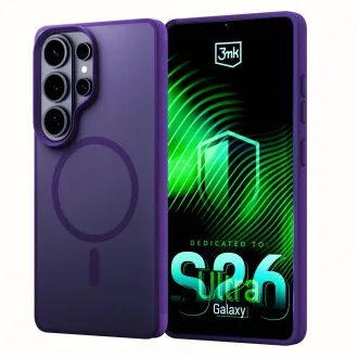 3mk védőburkolat Smoke MagCase lila a Samsung Galaxy S26 Ultra számára 3mk védőburkolat Smoke MagCase lila a Samsung Galaxy S26 Ultra számára