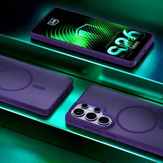 3mk védőburkolat Smoke MagCase lila a Samsung Galaxy S26 Ultra számára 3mk védőburkolat Smoke MagCase lila a Samsung Galaxy S26 Ultra számára