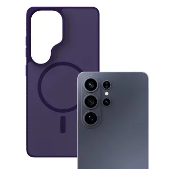 3mk védőburkolat Smoke MagCase lila a Samsung Galaxy S26 Ultra számára 3mk védőburkolat Smoke MagCase lila a Samsung Galaxy S26 Ultra számára