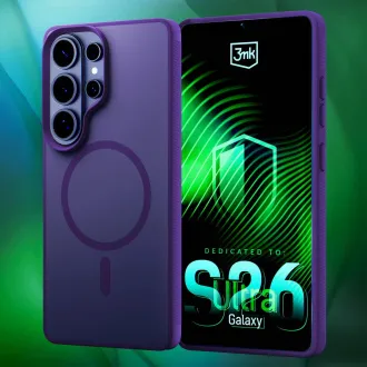3mk védőburkolat Smoke MagCase lila a Samsung Galaxy S26 Ultra számára 3mk védőburkolat Smoke MagCase lila a Samsung Galaxy S26 Ultra számára