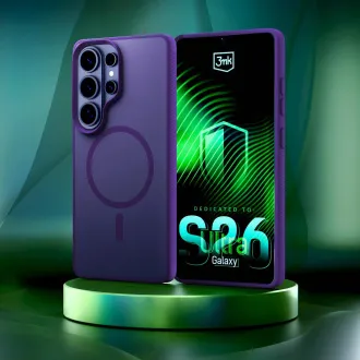 3mk védőburkolat Smoke MagCase lila a Samsung Galaxy S26 Ultra számára 3mk védőburkolat Smoke MagCase lila a Samsung Galaxy S26 Ultra számára