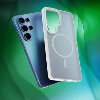 3mk védőburkolat Smoke MagCase Fehér Samsung Galaxy S26 Ultra számára