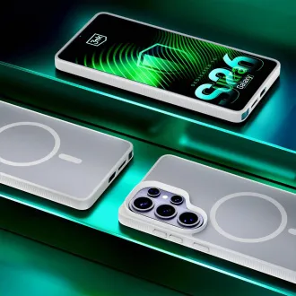 3mk védőburkolat Smoke MagCase Fehér Samsung Galaxy S26 Ultra számára