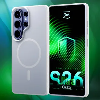3mk védőburkolat Smoke MagCase Fehér Samsung Galaxy S26 Ultra számára