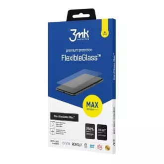 3mk FlexibleGlass Max a Samsung Galaxy S22 (SM-S901) készülékhez, fekete 3mk FlexibleGlass Max a Samsung Galaxy S22 (SM-S901) készülékhez, fekete