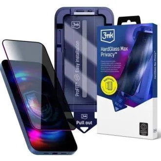 3mk Hardglass Max Privacy edzett üveg az Apple iPhone 17 Pro Max készülékhez 3mk Hardglass Max Privacy edzett üveg az Apple iPhone 17 Pro Max készülékhez