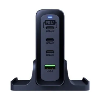 3mk töltőállomás - Hyper Charging Station, 240 W, GaN, 3x USB-C 1x USB-A 3mk töltőállomás - Hyper Charging Station, 240 W, GaN, 3x USB-C 1x USB-A