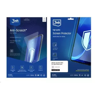 3mk All-Safe - AIO fólia karcolásgátló fólia teljes nedves illesztésű tabletta, 5 db