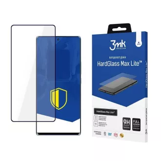 3mk edzett üveg HardGlass Max Lite fekete a Honor 70 számára