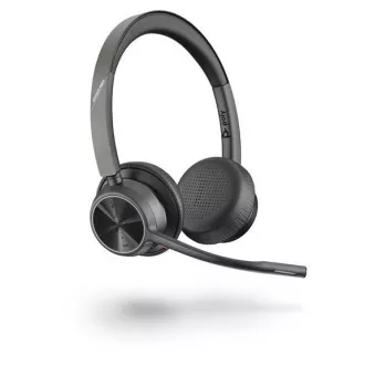 Poly Voyager 4320 vezeték nélküli fejhallgató, BT700 USB-A adapter, sztereó Poly Voyager 4320 vezeték nélküli fejhallgató, BT700 USB-A adapter, sztereó