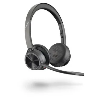 Poly Voyager 4320 vezeték nélküli fejhallgató, BT700 USB-C adapter, sztereó