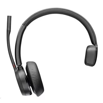 Poly Voyager 4310 vezeték nélküli fejhallgató, BT700 USB-A adapter, mono, töltőállvány Poly Voyager 4310 vezeték nélküli fejhallgató, BT700 USB-A adapter, mono, töltőállvány