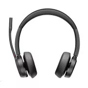 Poly Voyager 4320 vezeték nélküli fejhallgató, BT700 USB-A adapter, sztereó, töltőállvány