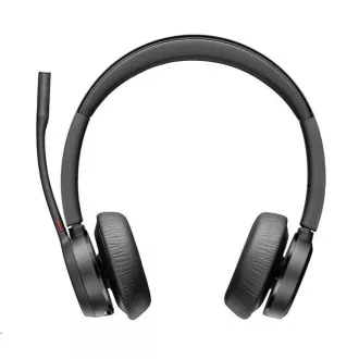 Poly Voyager 4320 vezeték nélküli fejhallgató, BT700 USB-A adapter, sztereó, töltőállvány