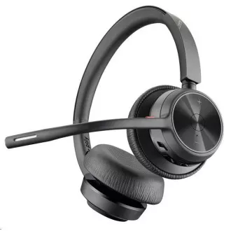 Poly Voyager 4320 vezeték nélküli fejhallgató, BT700 USB-A adapter, sztereó, töltőállvány
