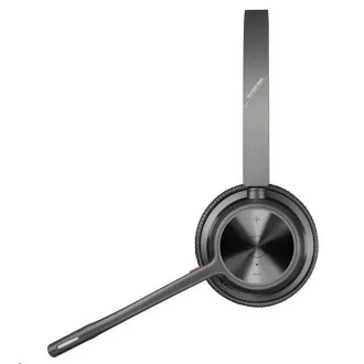Poly Voyager 4320 vezeték nélküli fejhallgató, BT700 USB-A adapter, sztereó, töltőállvány