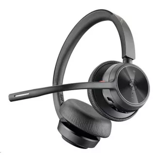 Poly Voyager 4320 MS Teams vezeték nélküli fejhallgató, BT700 USB-C adapter, sztereó