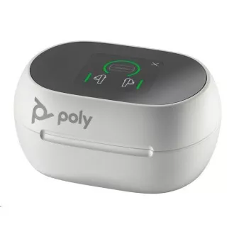 Poly Voyager Free 60  bluetooth headset, BT700 USB-A adapter, érintős töltőtáska, fehér színű