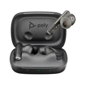 Poly Voyager Free 60 bluetooth headset, BT700 USB-C adapter, töltőtáska, fekete színű Poly Voyager Free 60 bluetooth headset, BT700 USB-C adapter, töltőtáska, fekete színű