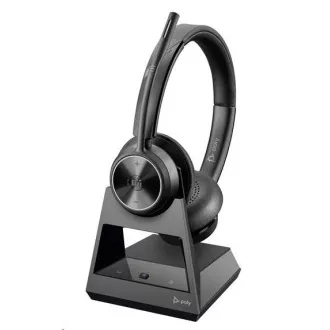 Poly Savi 7320-M Vezeték nélküli irodai headset, DECT, sztereó