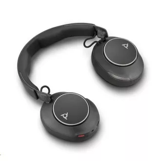 Poly Voyager Surround 80 vezeték nélküli fejhallgató, BT700 USB-C adapter, USB-C/A adapter, sztereó