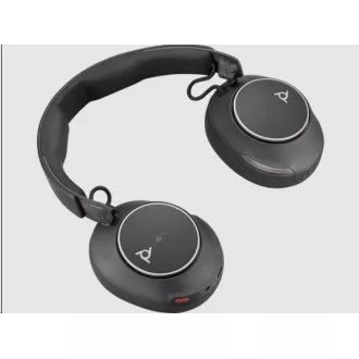 Poly Voyager Surround 80 MS Teams vezeték nélküli fejhallgató, BT700 USB-C adapter, USB-C/A adapter, sztereó