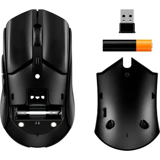 HyperX Pulsefire Haste 2 Core vezeték nélküli fekete/fekete játékegér - egér