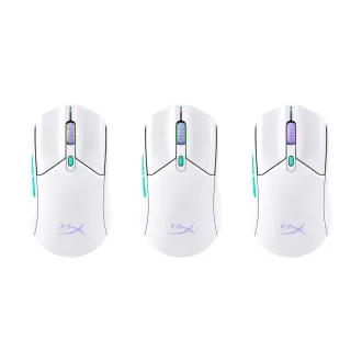 HyperX Pulsefire Haste 2 Core vezeték nélküli fehér játékegér - egér