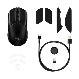 HyperX Pulsefire Haste 2 Mini vezeték nélküli fekete játékegér - egér