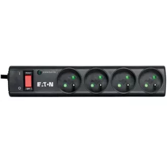 Eaton Protection Strip 4 FR, túlfeszültség védelem, 4 aljzat, 1 m