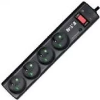 Eaton Protection Strip 4 FR, túlfeszültség védelem, 4 aljzat, 1 m