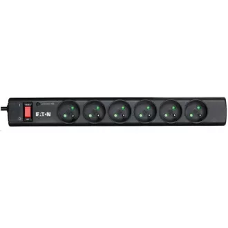 Eaton Protection Strip 6 FR, túlfeszültség védelem, 6 aljzat, 1m