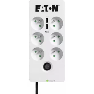 Eaton Protection Box 6 FR, túlfeszültség védelem, 6 aljzat, 1m