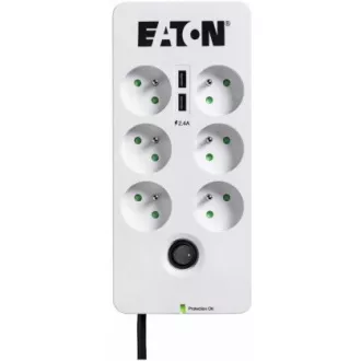 Eaton Protection Box 6 FR, túlfeszültség védelem, 6 aljzat, 1m