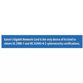 Eaton M3 MS Web/SNMP Gigabit kommunikációs kártya (5P, 5PX, 9PX, 9SX, 9E, 93PS, 93PM, 93E, 93PX, 9SX, 9E)