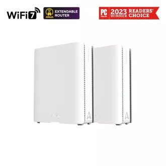 ASUS ZenWifi BQ16 2-es csomag, WiFi7 bővíthető router, AiMesh, 2x WAN/LAN, 3x LAN, 1x USB 3.0