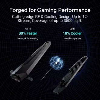 ASUS Gaming Router ROG Rapture GT-BE19000, 3-utas WiFi7 Router, 2x WAN, 4x LAN, AiMesh