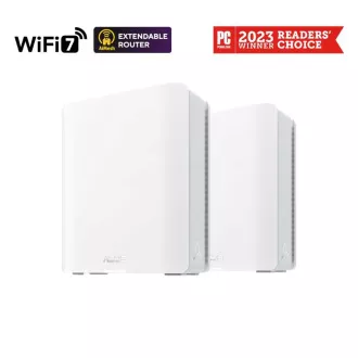 ASUS ZenWifi BT10 2-pack, WiFi7 bővíthető router, AiMesh, 2x WAN/LAN, 1x LAN, 1x 3.0