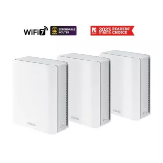 ASUS ZenWifi BT10 3-as csomag, WiFi7 bővíthető útválasztó, AiMesh, 2x WAN/LAN, 1x LAN, 1x 3.0