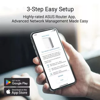 ASUS ZenWifi BT10 1-pack, WiFi7 bővíthető router, AiMesh, 2x WAN/LAN, 1x LAN, 1x 3.0