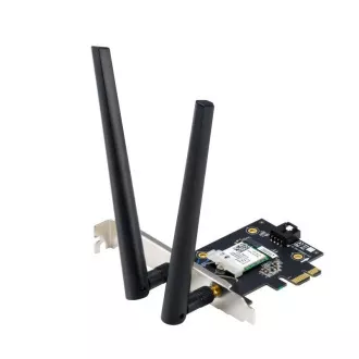 ASUS PCE-BE6500 WiFi 7 PCIe adapter, Bluetooth 5.4, PCIe 1x Slot, WPA3