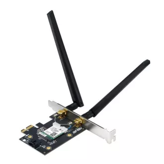 ASUS PCE-BE6500 WiFi 7 PCIe adapter, Bluetooth 5.4, PCIe 1x Slot, WPA3