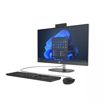HP AIO ProOne 245 G10 AiO 23.8 NT Ryzen 3 7320U, 8GB, 512GB, Radeon 610M, WiFi 6 BT, billentyűzet és egér, 90W, fehér, HDMI, Win11Pro