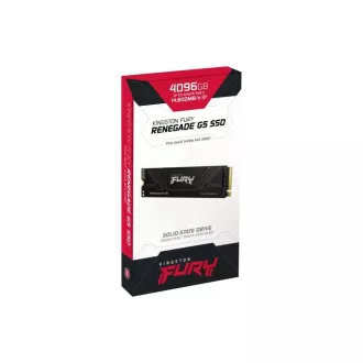 Kingston FURY RENEGADE G5 4TB M.2 2280 NVMe PCIe 5.0 SSD (R 14800MB/s; W 14000MB/s)