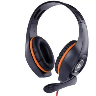 GEMBIRD fejhallgató mikrofonos GHS-05-M, játék, fekete-kék, 1x 4 pólusú 3,5 mm-es jack GEMBIRD fejhallgató mikrofonos GHS-05-M, játék, fekete-kék, 1x 4 pólusú 3,5 mm-es jack