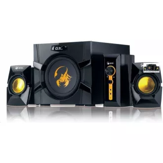 GENIUS hangszórók GX GAMING SW-G2.1 3000 Ver.II, 2.1, 80W, fekete GENIUS hangszórók GX GAMING SW-G2.1 3000 Ver.II, 2.1, 80W, fekete